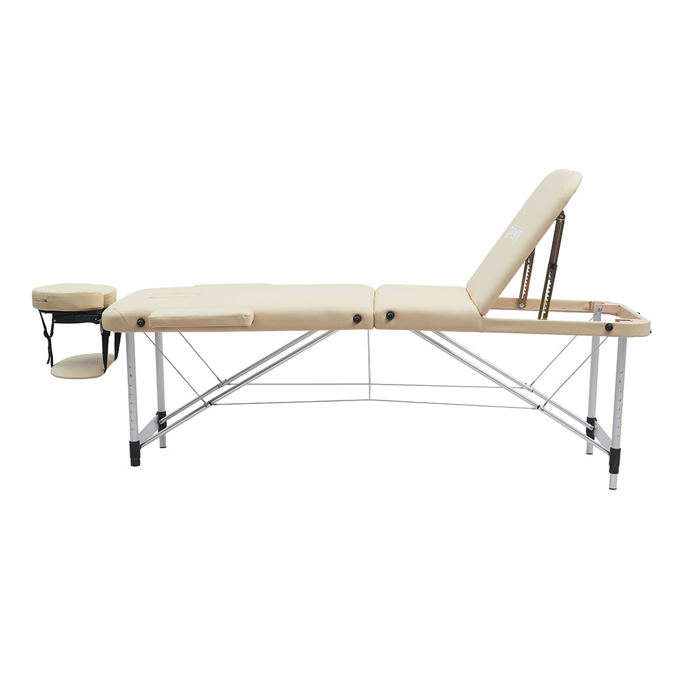 SPORTINATOR Premium 3 Zonen Massageliege beige