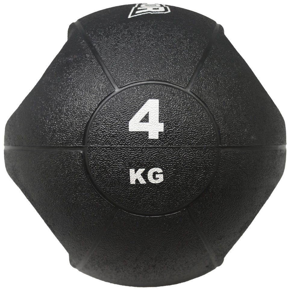 SPORTINATOR Premium Medizinball mit Griffe 4kg