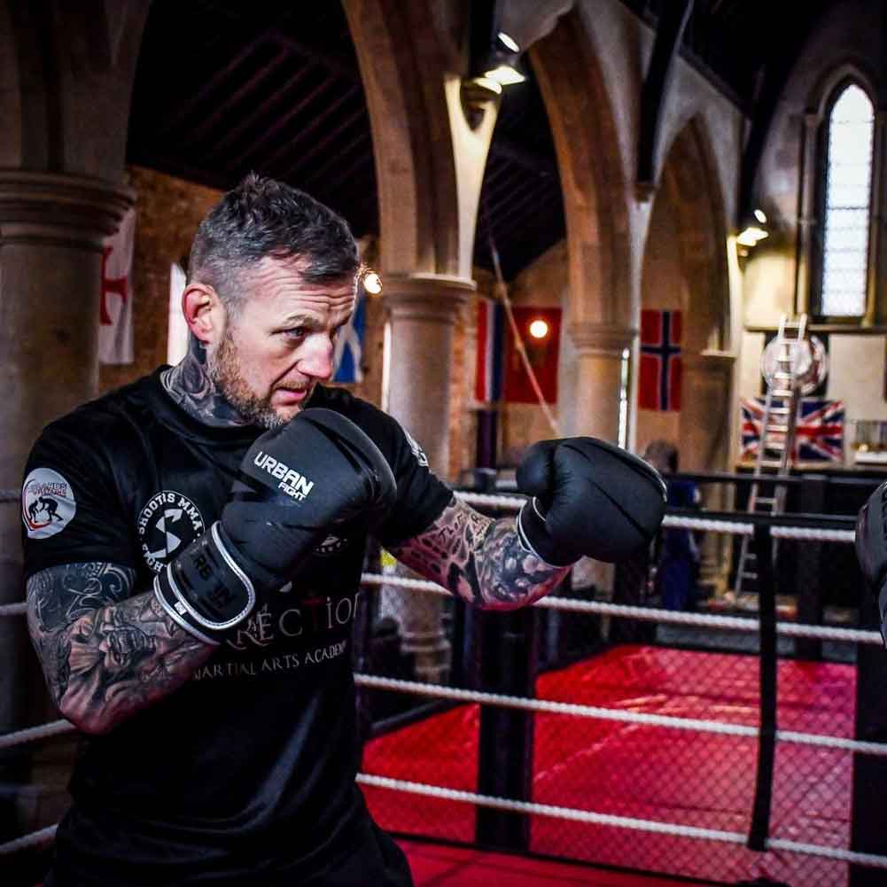 Urban Fight Sparring Leder Boxhandschuhe UFC00408BV
