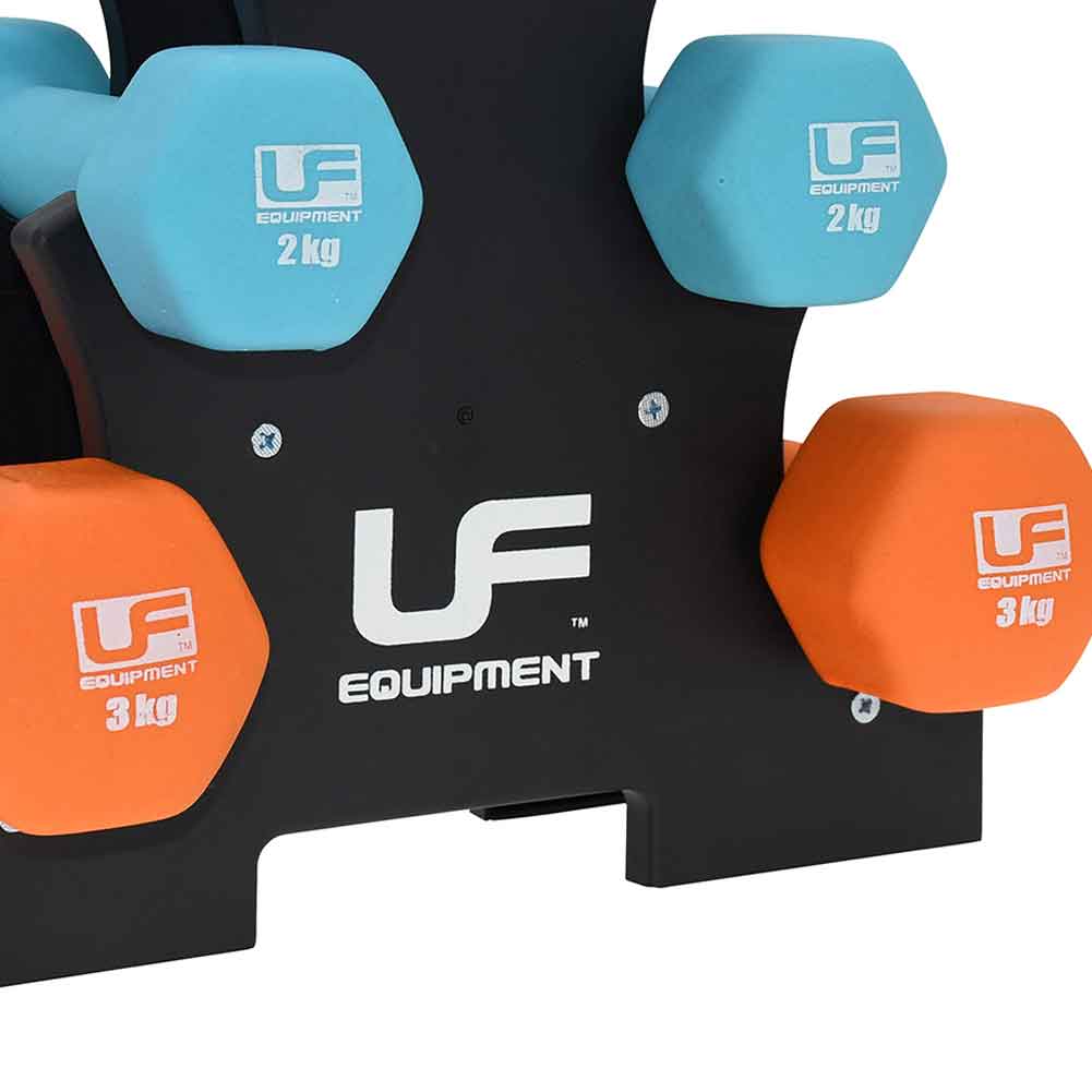 Urban Fitness Hantelbaum-Set 2 x 1 kg, 2 x 2 kg und 2 x 3 kg UFW025