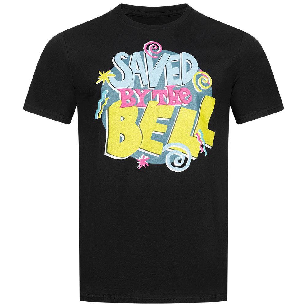 SAVED BY THE BELL Logo Herren T-Shirt UNMTS065BLK