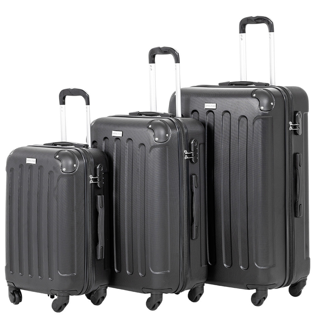 VERTICAL STUDIO "Helsinki" Koffer 3er-Set 20" 24" 28" schwarz
