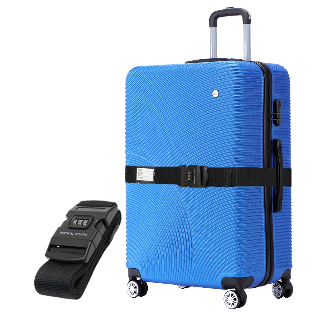 VERTICAL STUDIO "Malmö" 28" Koffer blau inkl. GRATIS Koffergurt